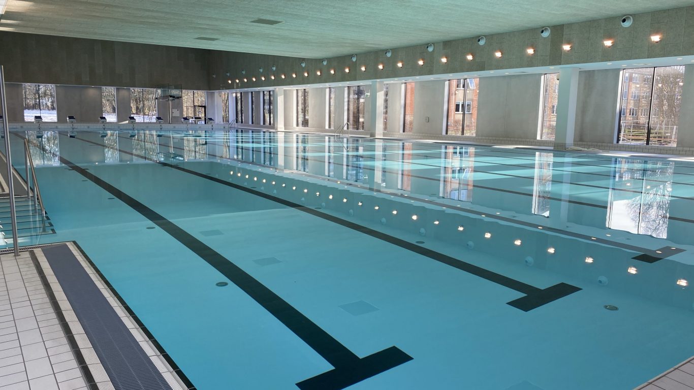 50 meters bassin, Roskilde Badet, Renovering 2020, Dansk Folie